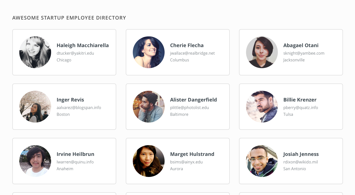 Employee Directory